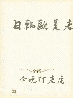 日韩欧美老熟女