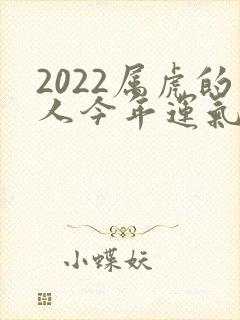 2022属虎的人今年运气怎么样