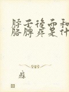 脖子后面和后背胳膊疼是什么原因封面