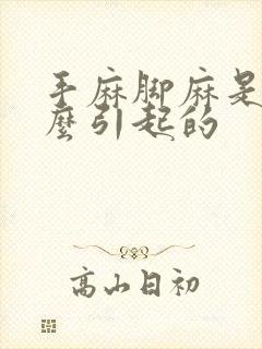 手麻脚麻是为什么引起的