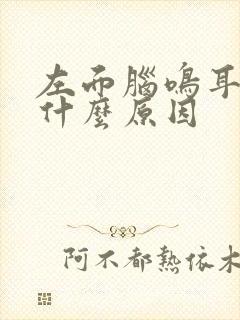 左面脑鸣耳鸣是什么原因封面