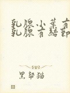 乳腺小叶有增生乳腺有结节封面