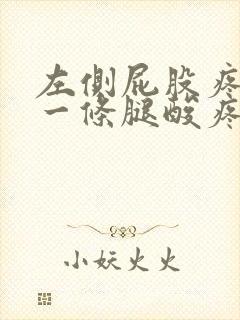 左侧屁股疼连着一条腿酸疼