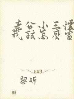 老公小三怀孕了我该怎么处理