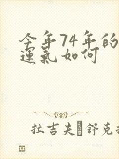 今年74年的虎运气如何