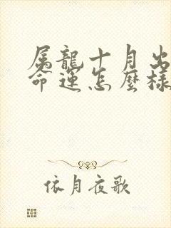 属龙十月出生的命运怎么样封面