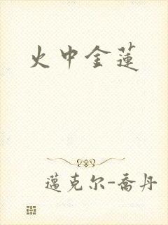火中金莲封面