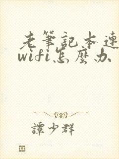 老笔记本连不上wifi怎么办