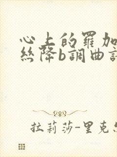 心上的罗加葫芦丝降b调曲谱封面