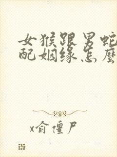 女猴跟男蛇的婚配姻缘怎么样