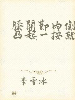 膝关节内侧骨头凸起一按就疼封面