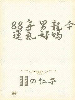 88年男龙今年运气好吗