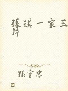 张琪一家三口照片封面