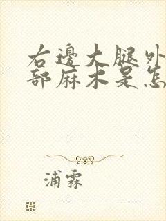 右边大腿外侧局部麻木是怎么回事封面