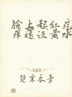 脸上起红疙瘩很痒还流黄水