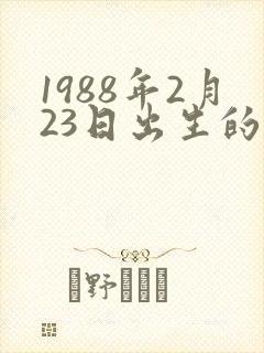 1988年2月23日出生的人命运