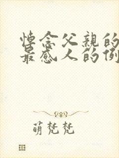 悼念父亲的悼词最感人的例文