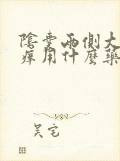 阴囊两侧大腿瘙痒用什么药膏