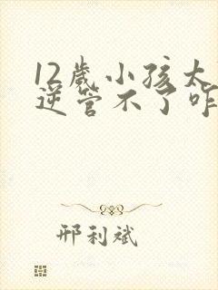 12岁小孩太叛逆管不了咋办