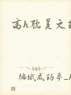 高h耽美文推荐封面