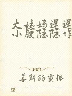 大姨妈迟迟不来小腹隐隐作痛怎么回事