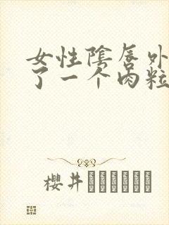 女性阴唇外侧长了一个肉粒