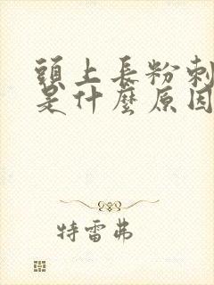 头上长粉刺疙瘩是什么原因