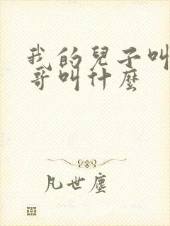 我的儿子叫我表哥叫什么