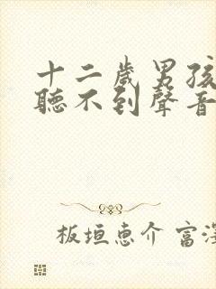 十二岁男孩左耳听不到声音封面