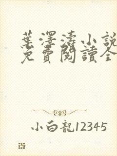 叶泽涛小说全文免费阅读全文