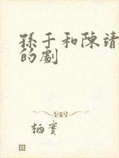 孙千和陈靖可演的剧