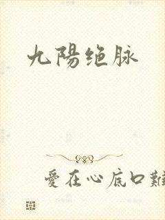 九阳绝脉封面