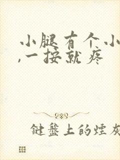 小腿有个小疙瘩,一按就疼