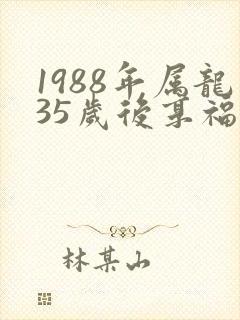 1988年属龙35岁后享福