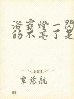 浴霸灯一闪一闪的不亮了是怎么回事