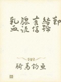 乳腺有结节偶见血流信号