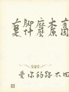 右脚麻木有可能是什么原因引起的