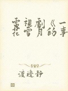 电视剧《一场风花雪月的事》