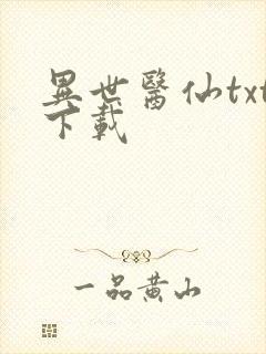 异世医仙txt下载