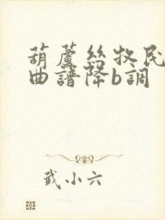 葫芦丝牧民新歌曲谱降b调