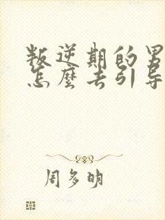 叛逆期的男孩子怎么去引导学校