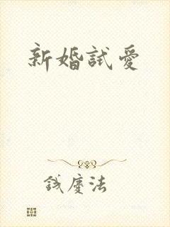 新婚试爱