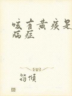 咳有黄痰是什么病症