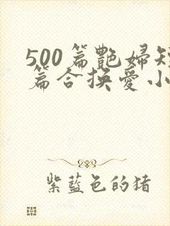 500篇艳妇短篇合换爱小说封面