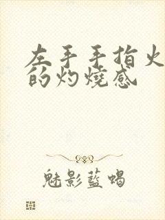 左手手指火辣辣的灼烧感封面