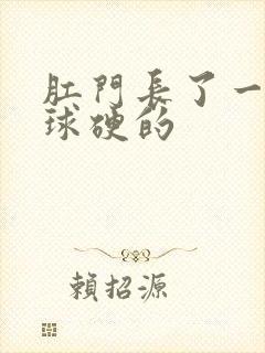 肛门长了一个肉球硬的封面