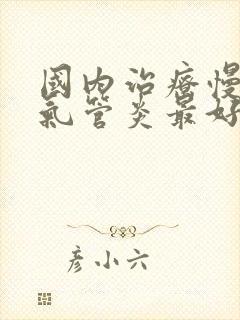 国内治疗慢性支气管炎最好的医院