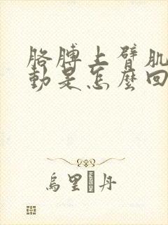 胳膊上臂肌肉跳动是怎么回事