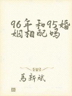 96年和95婚姻相配吗封面