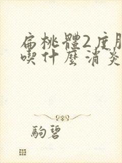 扁桃体2度肿大吃什么消炎药